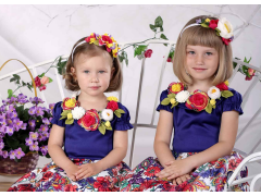 Фото 1 Платья для девочек из атласа, г.Кострома 2015